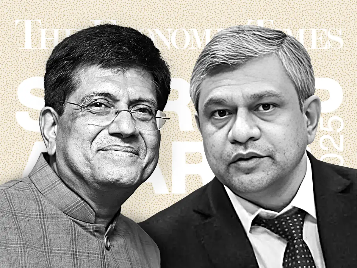 Union ministers Piyush Goyal, Ashwini Vaishnaw to headline ET Startup Awards on October 31 in Bengaluru - The Economic Times