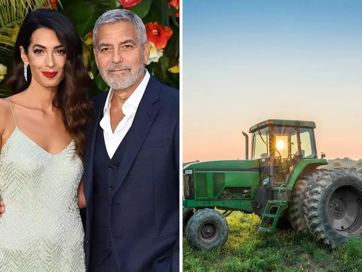 A new twist in actor George Clooney's life. NOT related to Amal Clooney. It  is a tractor - The Economic Times