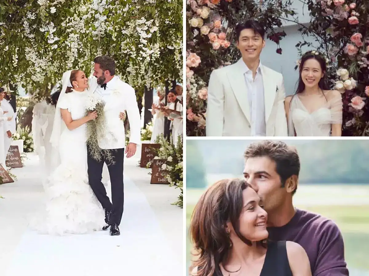 international weddings: From Bennifer's reunion after 20 yrs to 'Crash  Landing On You' couple's intimate ceremony, international weddings that won  our hearts in 2022 - The Economic Times