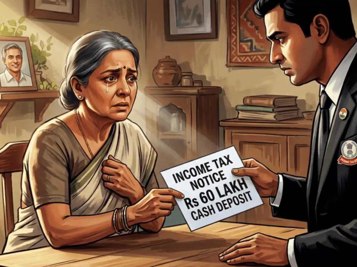 Widow gets income tax notice over Rs 60 lakh 'unexplained' cash deposit; she fights back and wins in ITAT Pune - know how