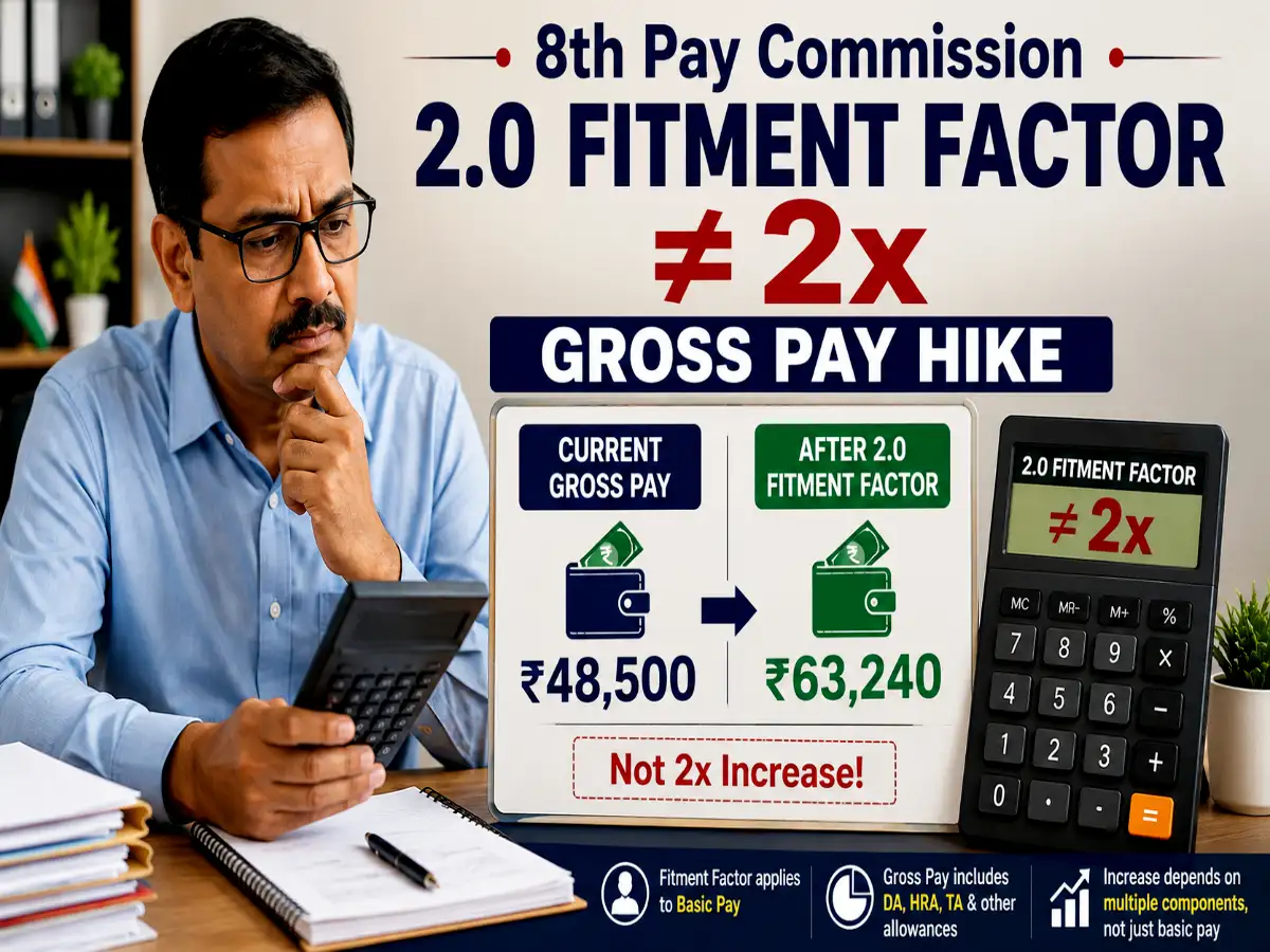 Will 2.0 fitment factor double employees' gross pay?