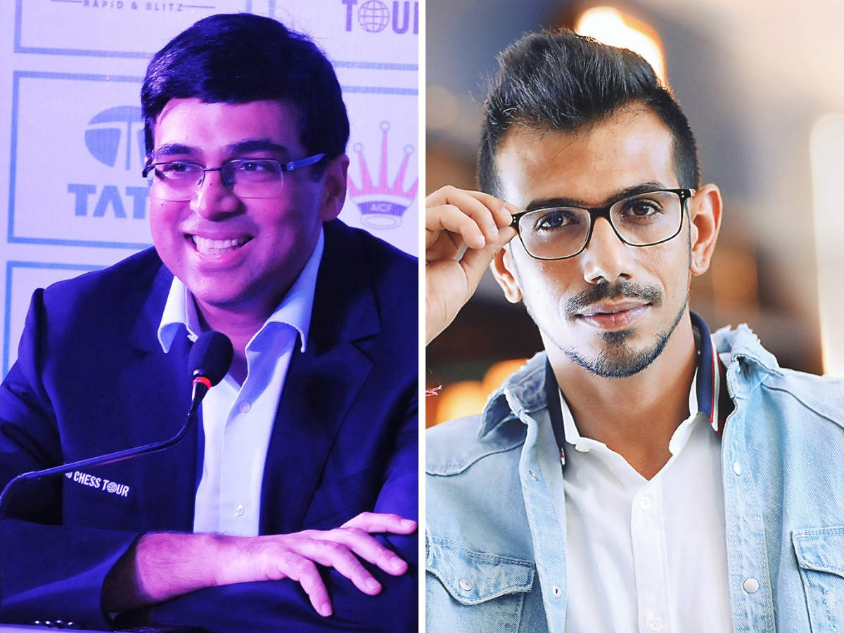 Yuzvendra Chahal: Viswanathan Anand, Yuzvendra Chahal take part in online  chess event, raise Rs 8.8 lakh for waste pickers community - The Economic  Times
