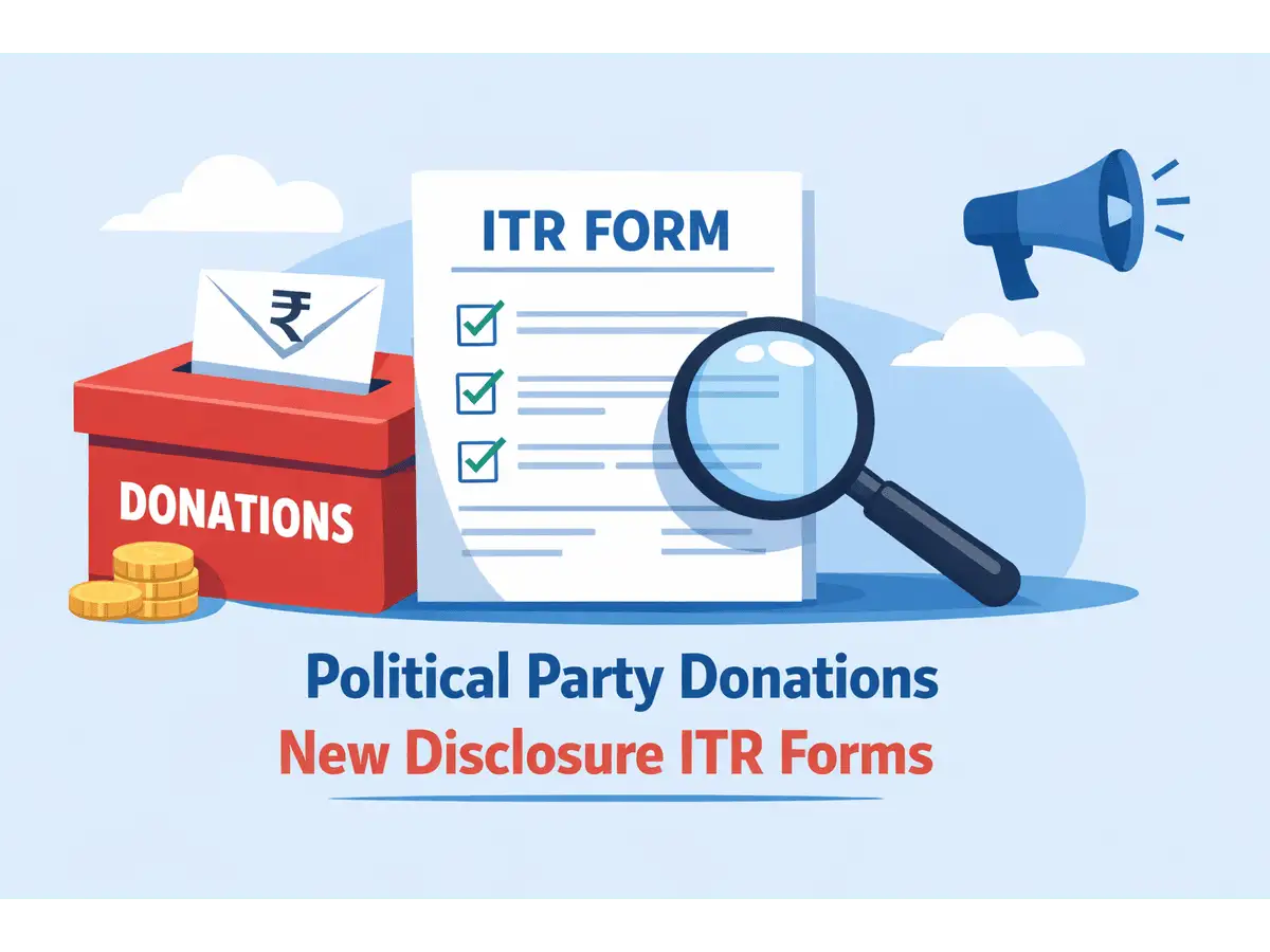 Did you donate to a political party or plan to do so in the future and claim an income tax deduction? New ITR forms require extra disclosure, check what to report