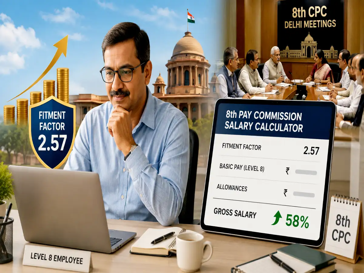 8th Pay Commission calculator: Can Level 8 employees get58% gross salary hike at 2.57 fitment factor? - The Economic Times
