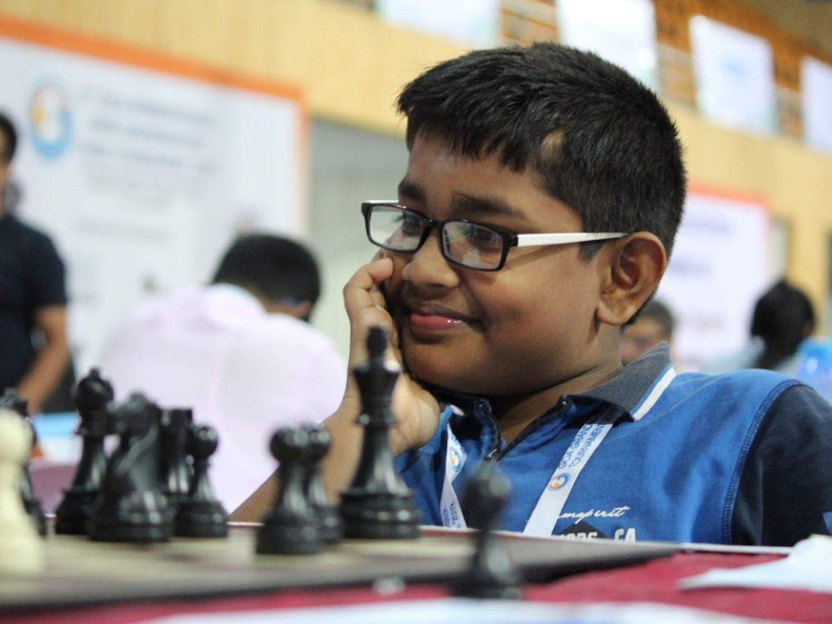 chess24 - 12-year-old Indian IM Bharath Subramaniyam H is