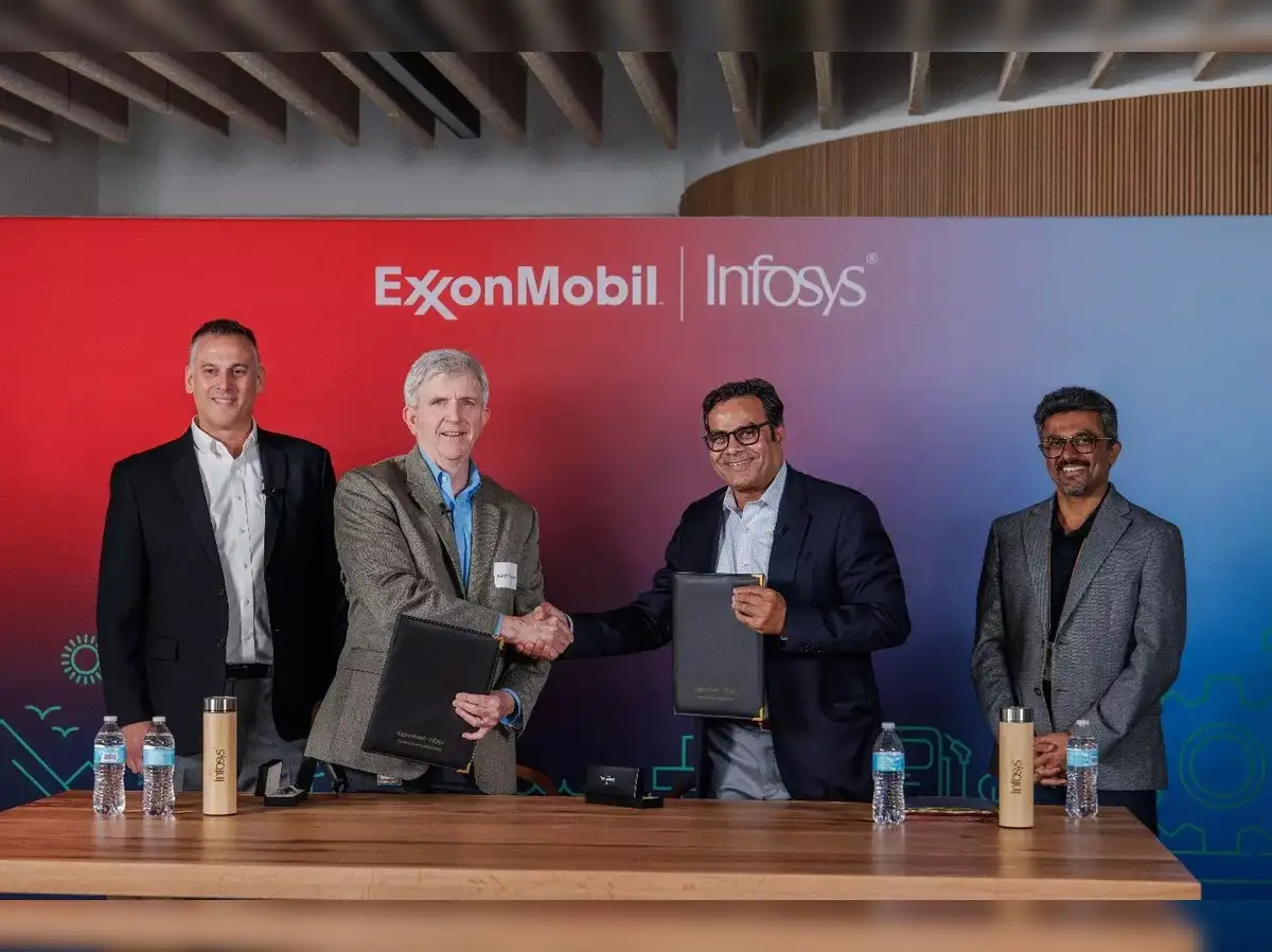 Infosys to deploy ExxonMobil’s data centre fluids for efficient cooling of AI infra - The Economic Times