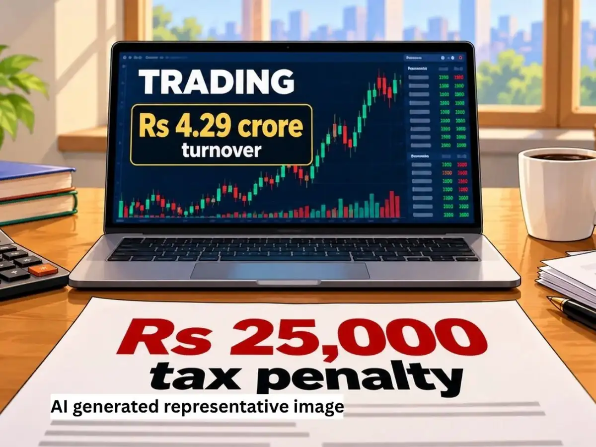 Rs 4.29 crore commodity trading turnover, no books of accounts, Rs 3.42 lakh income declared in ITR; Income Tax Dept imposed Rs 25,000 penalty, but he wins case in ITAT Jaipur