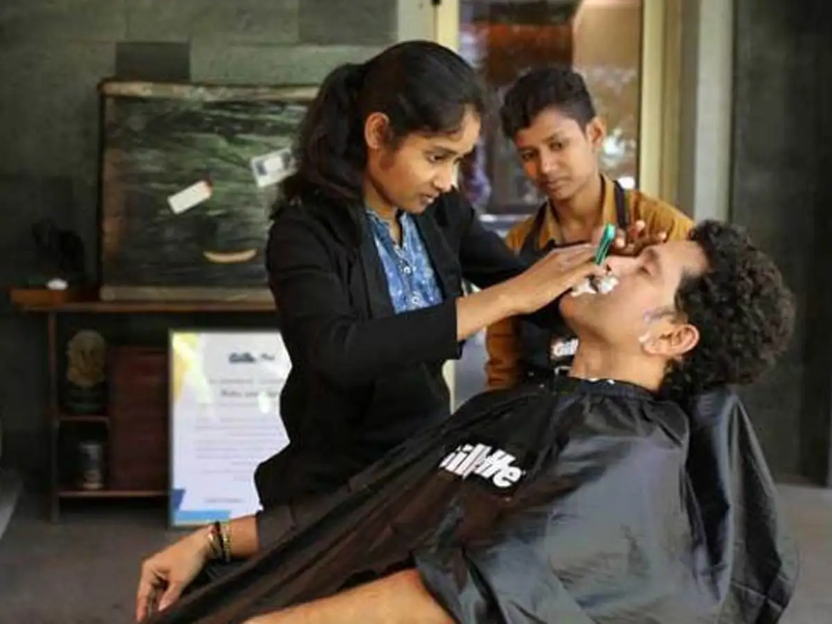 The Barber Shop Girls Shaving Stereotypes Cheers To The Barber Shop Girls Grey India Scores The Country S First Silver Lion At Cannes The Economic Times I will share my personal. barber shop girls grey india scores