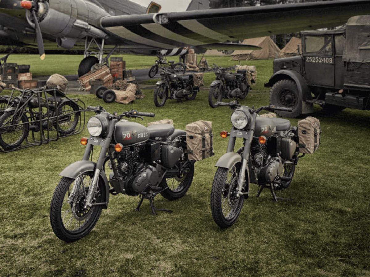 India S First World War Ii Inspired Motorcycle Is Here Royal Enfield Launches Classic 500 Pegasus In Uk The Economic Times