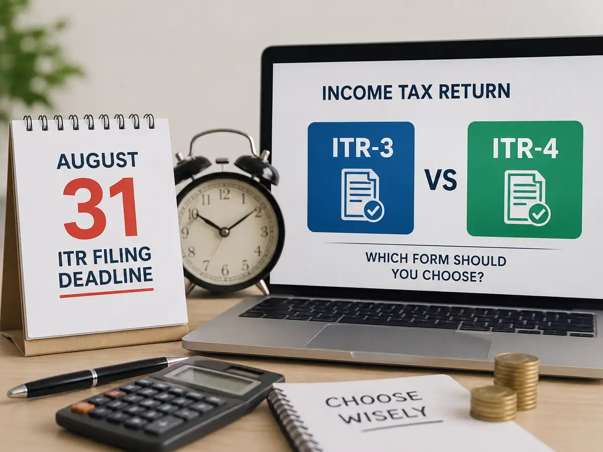 Deadline for ITR forms 3, 4: Which form to choose?