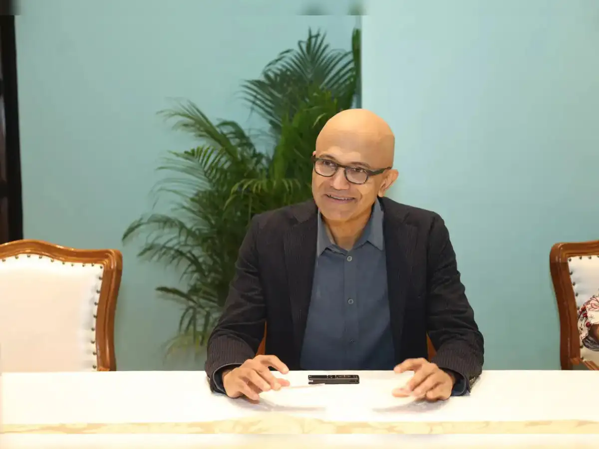 Satya Nadella’s pay hits a record $96.5 million as Microsoft shares soar - The Economic Times