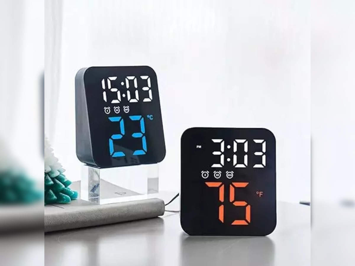 Best Alarm clocks for Bedroom in India for maintaining a good routine - The  Economic Times
