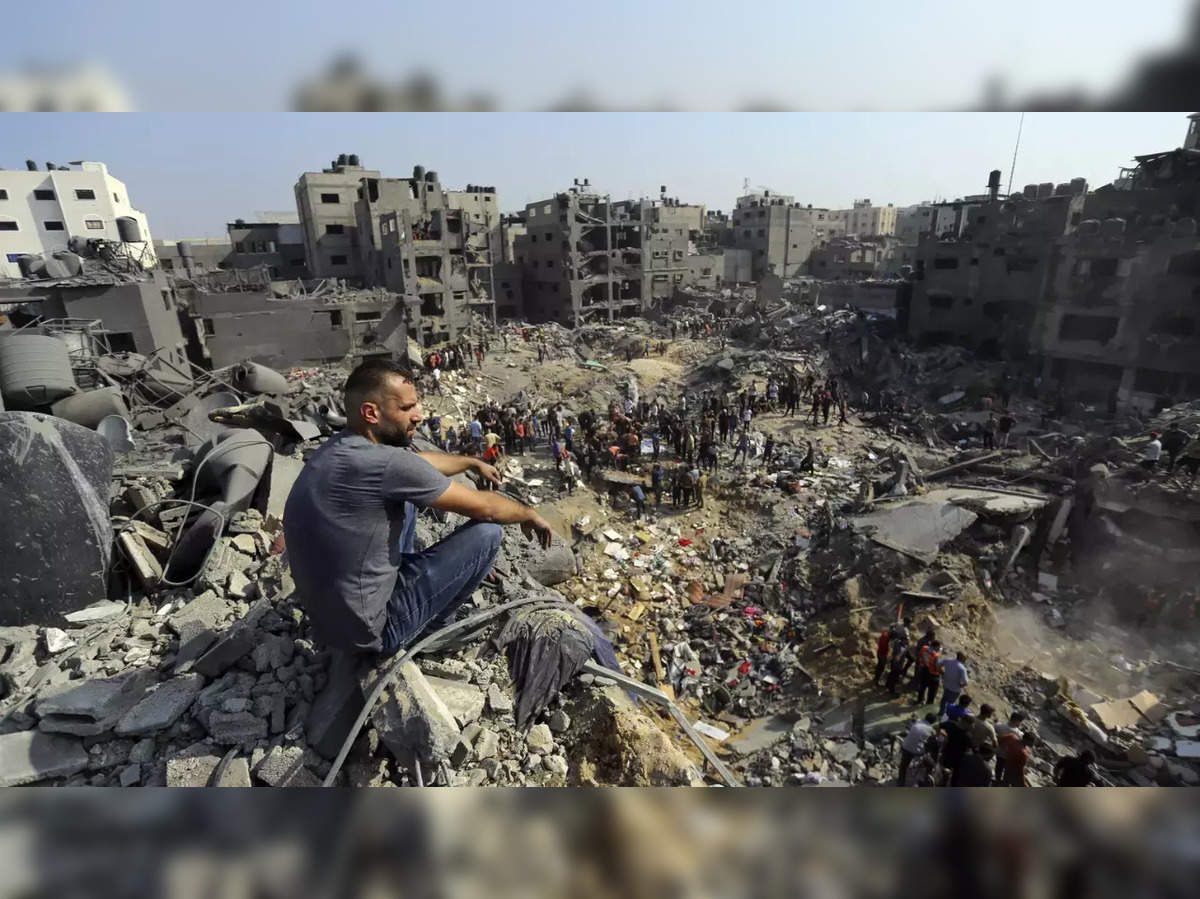 Drone footage shows wide scale destruction of Gaza after seven weeks of war