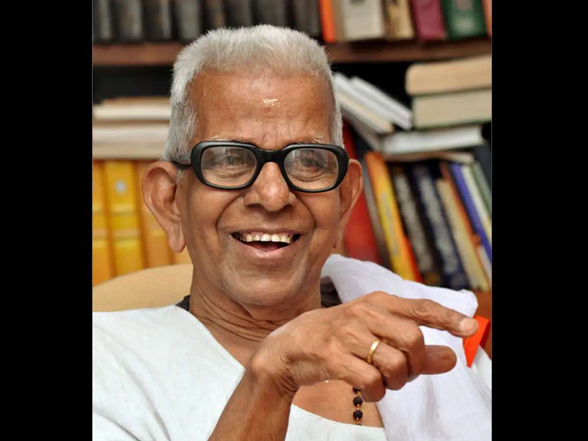 Akkitham Achuthan Namboothiri Death News Jnanpith Awardee Poet Akkitham Achuthan Namboothiri Passes Away At 94 The Economic Times