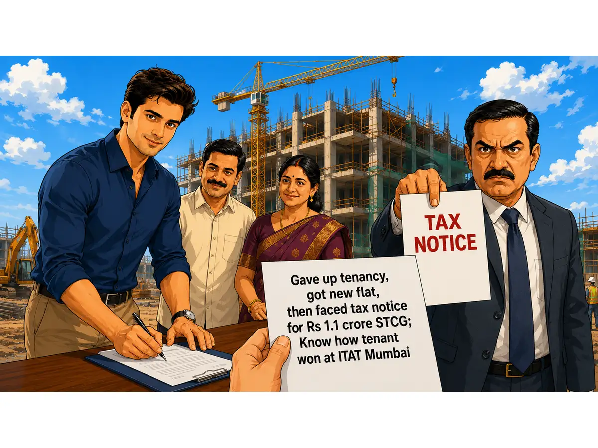 Gave up tenancy, got new flat redeveloped property, then faced income tax notice of STCG of Rs 1.1 crore: How tenant won at ITAT Mumbai