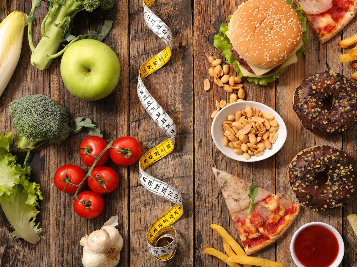 Unhealthy Food Vs Healthy Food Healthy Food Vs Junk Food What Is The