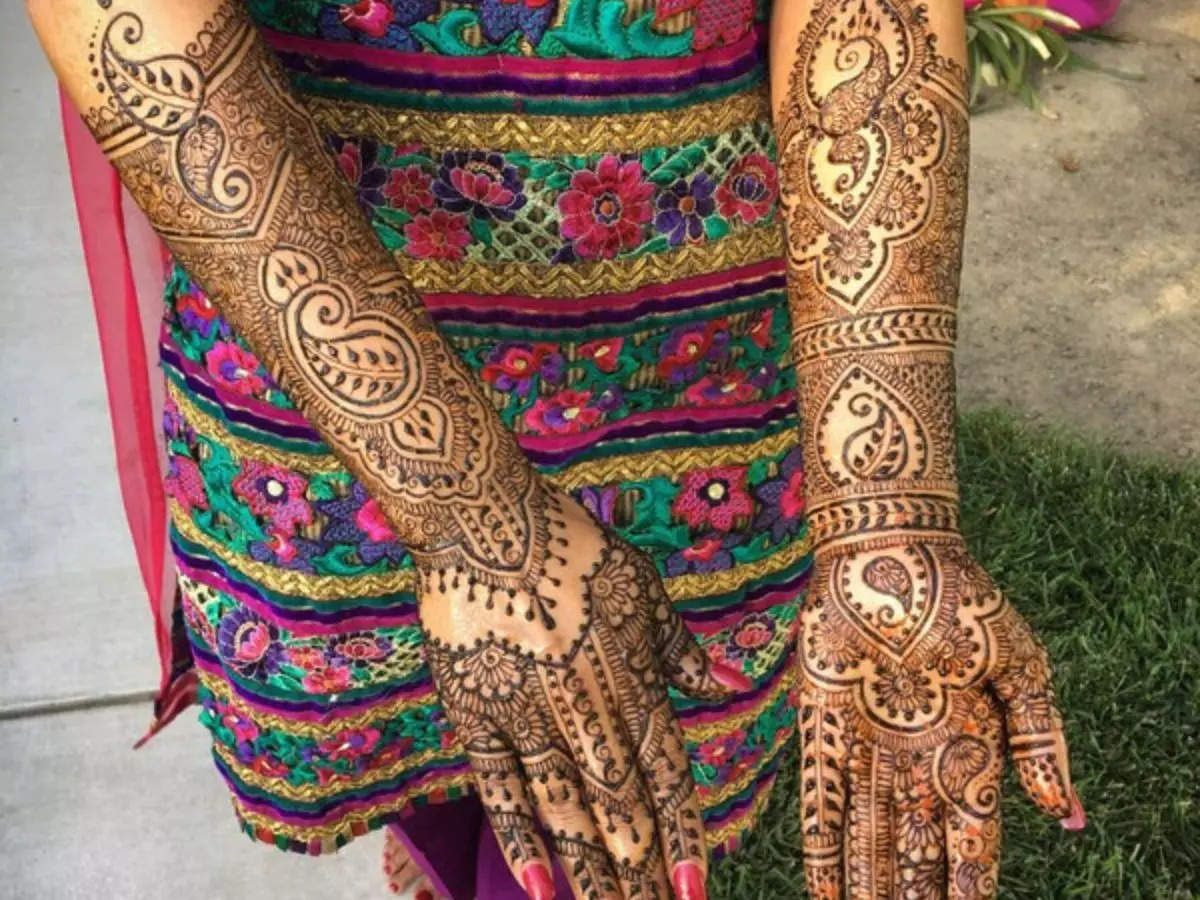 Mehandi at home