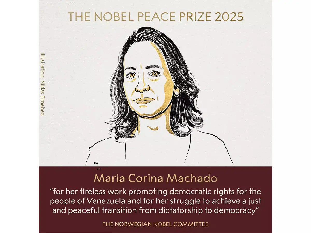 Nobel peace prize 2025 winner name: Nobel peace prize 2025 win for Venezuela's Maria Corina Machado is a big victory for Donald Trump. Here's why - The Economic Times