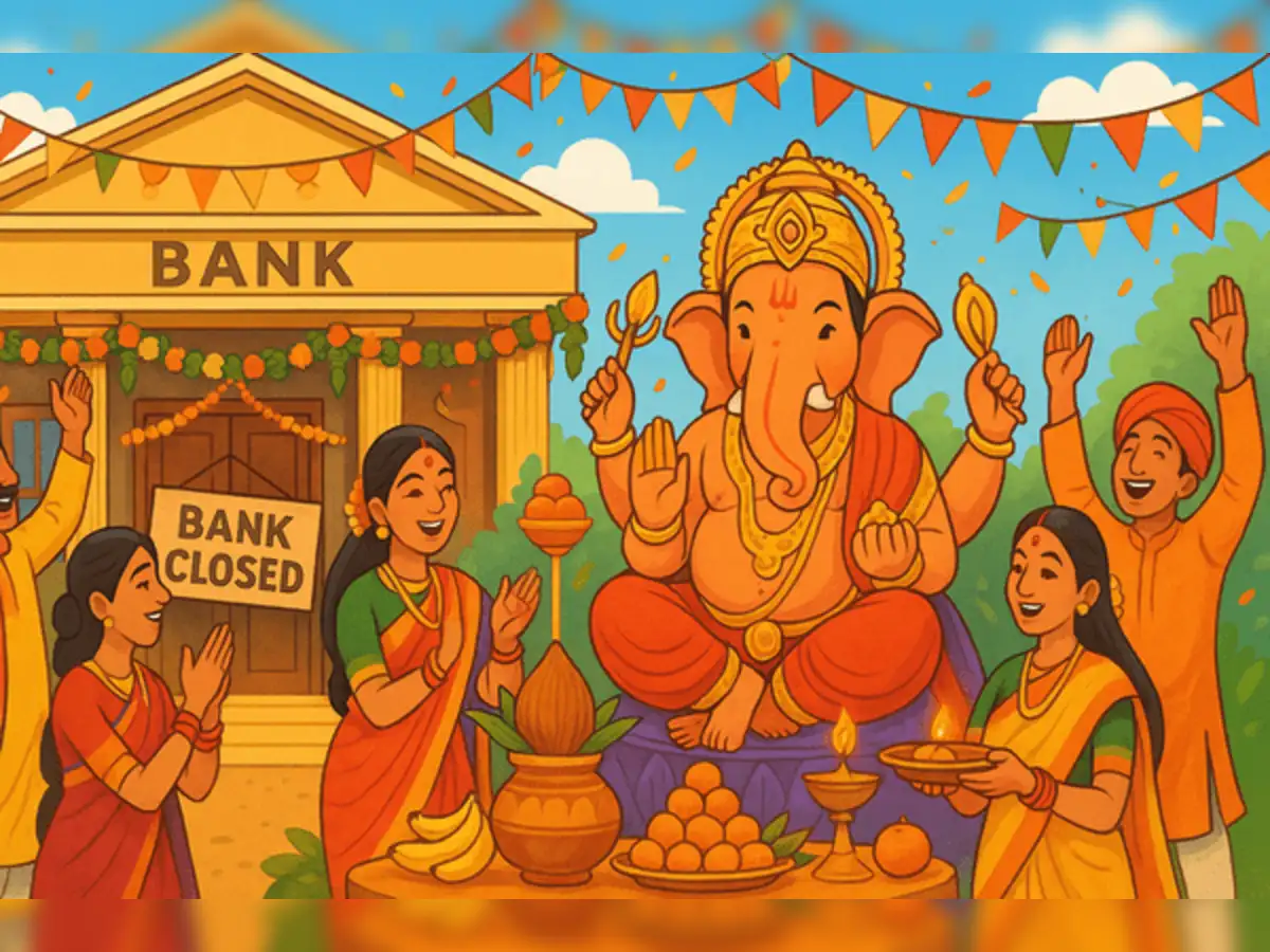 Ganesh Chaturthi bank holiday: Check state-wise bank holiday list for August 27 and August 28, 2025 - The Economic Times