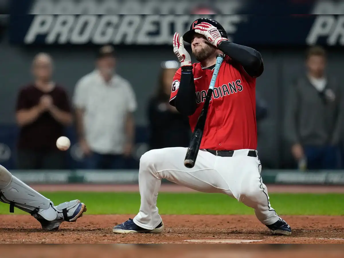David Fry carted off field after being hit in face by Tarik Skubal's 99 mph pitch - WATCH - The Economic Times