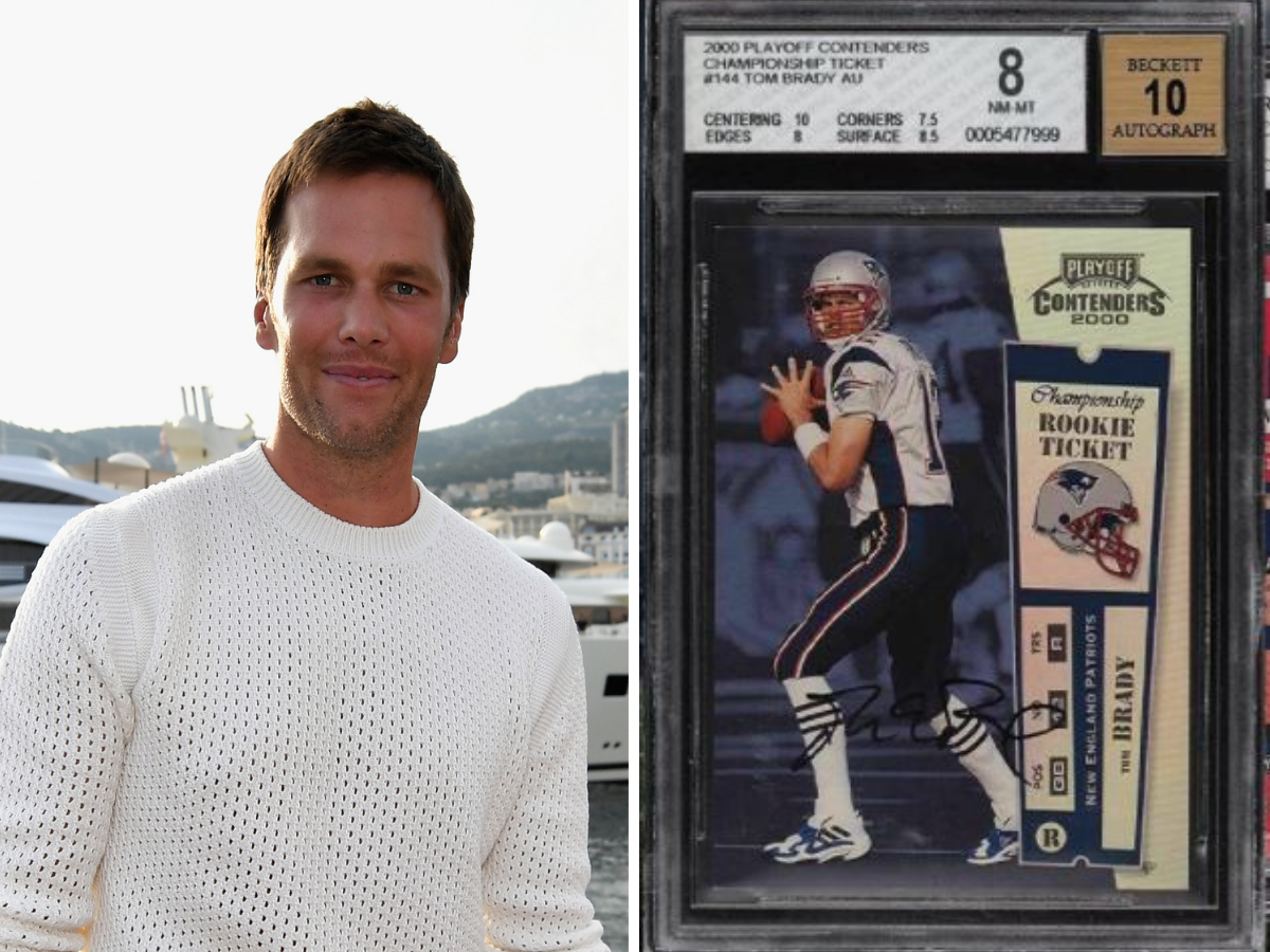 Second, controversial, 1-of-1 Tom Brady rookie card sells at