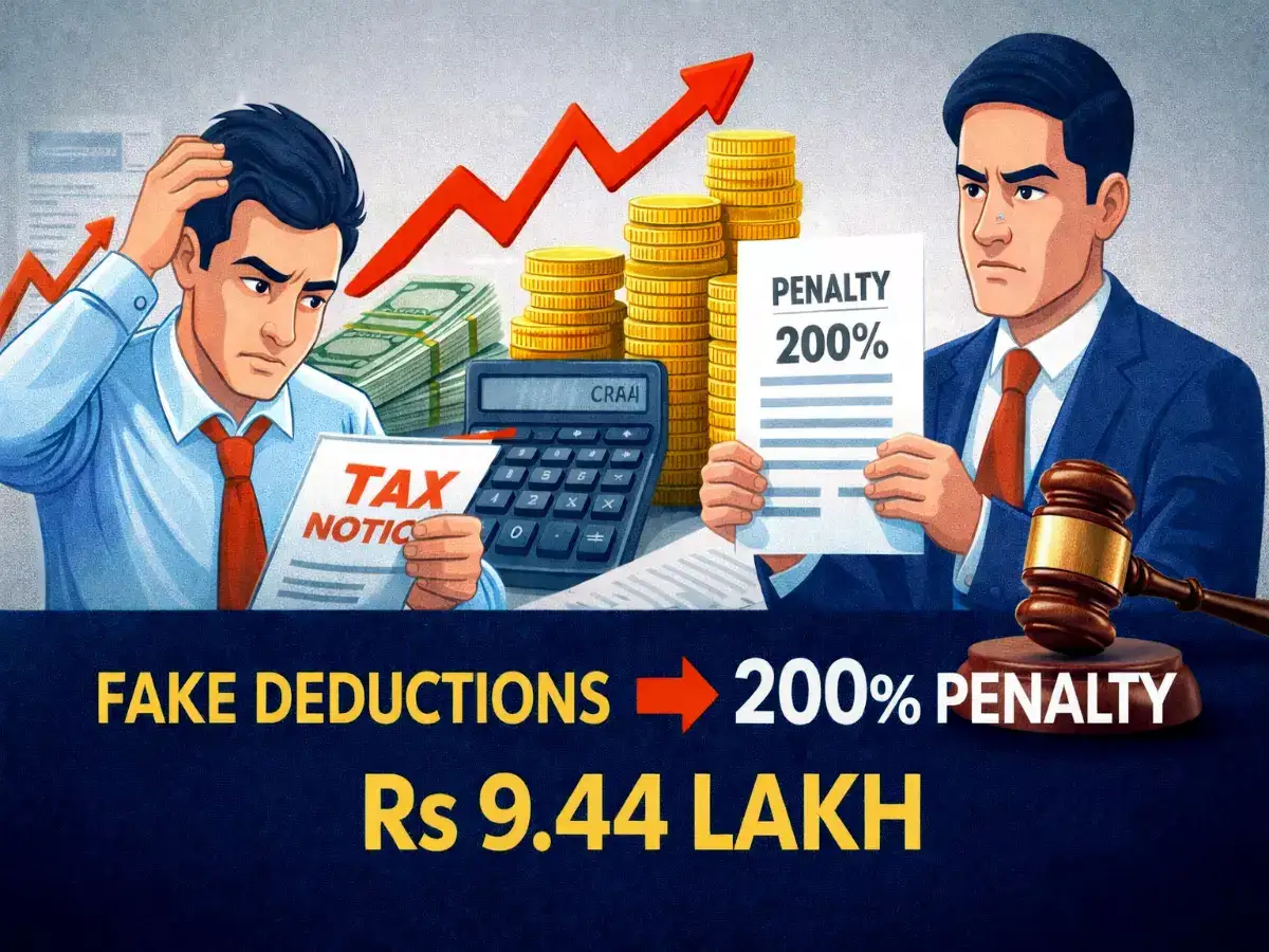 Rs 27K income tax liability became Rs 9.44 lakh: Pune taxpayer claims fake deductions of Rs 10.65 lakh; taxman imposes 200% penalty; ITAT upholds fine