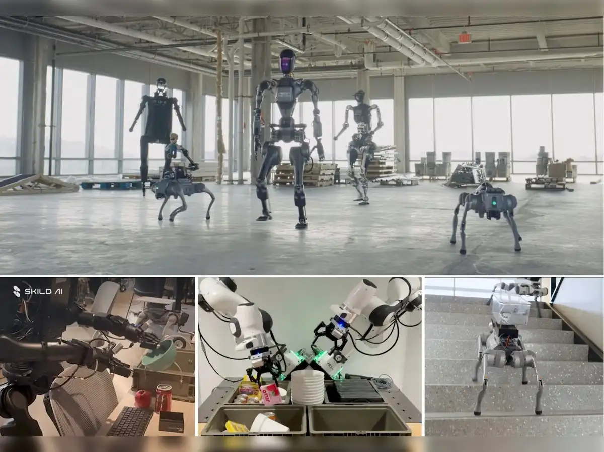 Amazon-backed Skild AI unveils general-purpose AI model for multi-purpose robots - The Economic Times