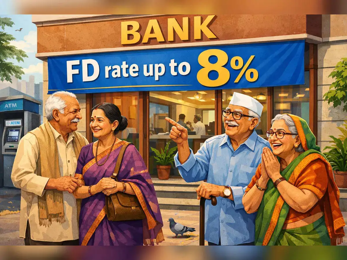 FD rate up to 8% for senior citizens investing for three years; Know the full list of banks - The Economic Times