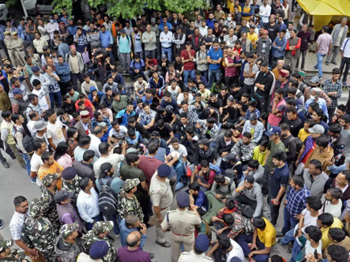 Jantar Mantar Congress Protest: Security beefed up at Jantar Mantar ahead of Congress protest against Agnipath scheme - The Economic Times