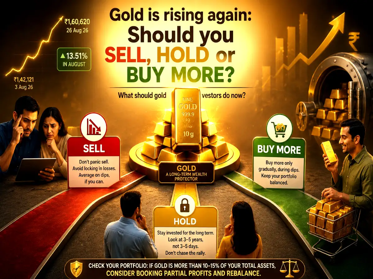 Gold price is rising again: Should you sell, hold or buy more? Experts explain