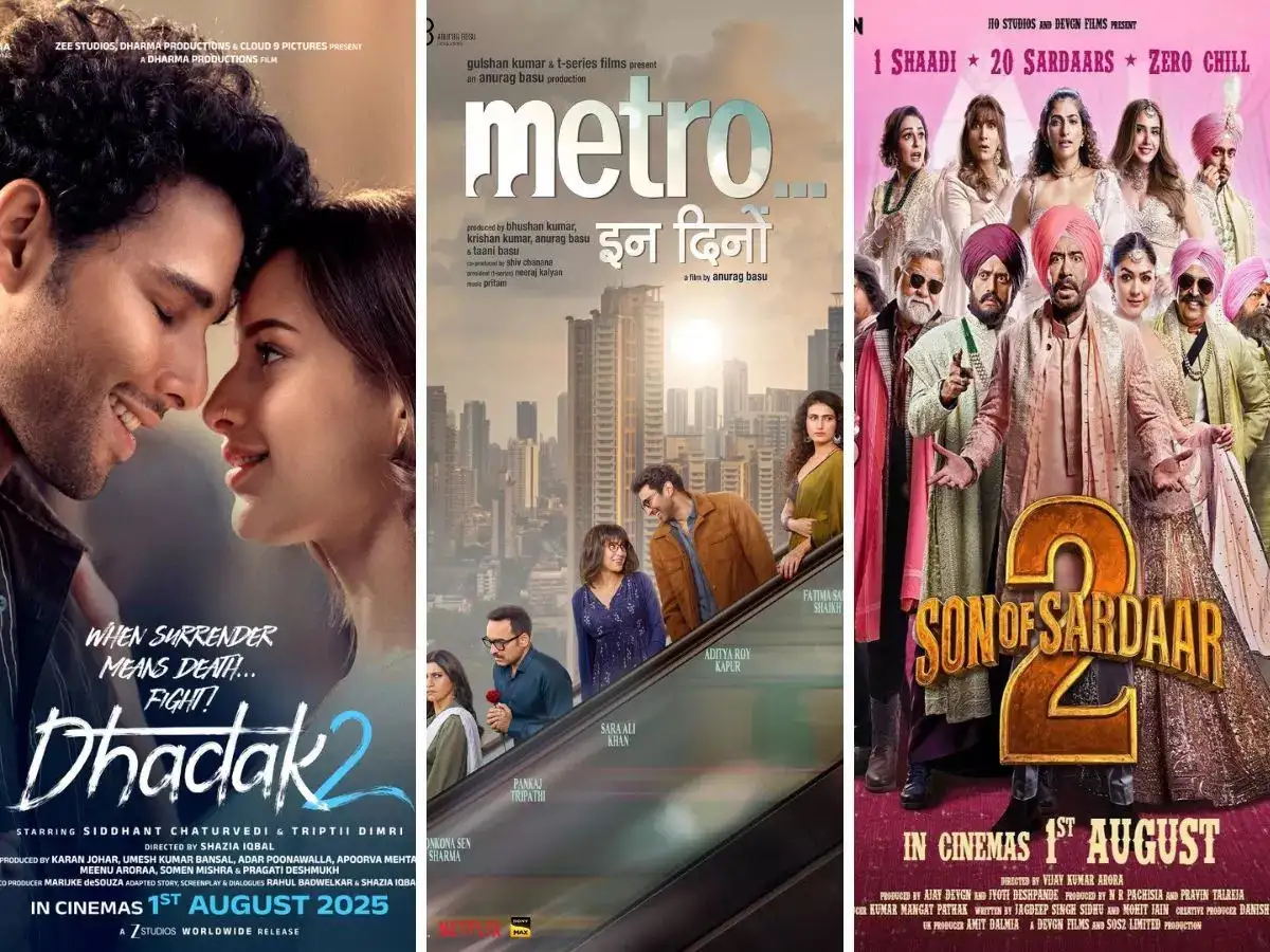 From Dhadak 2 to Metro In Dino to Son of Sardaar 2 OTT releases: When and  where to watch these on Netflix, Prime Video, JioHotstar - The Economic  Times