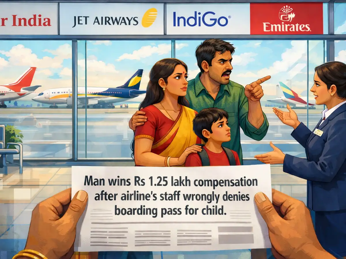 Child denied boarding due to ignorance of immigration rules by ariline's staff, traveller awarded Rs 1.25 lakh compensation
