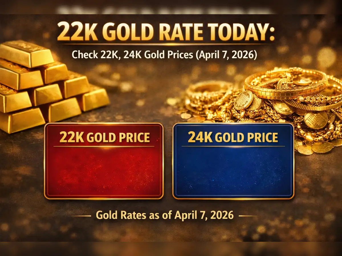 22k gold rate today: Check 22K, 24K gold prices (April 7, 2026) on Tanishq, Malabar Gold & Diamonds, Kalyan Jewellers, Joyalukkas and IBJA