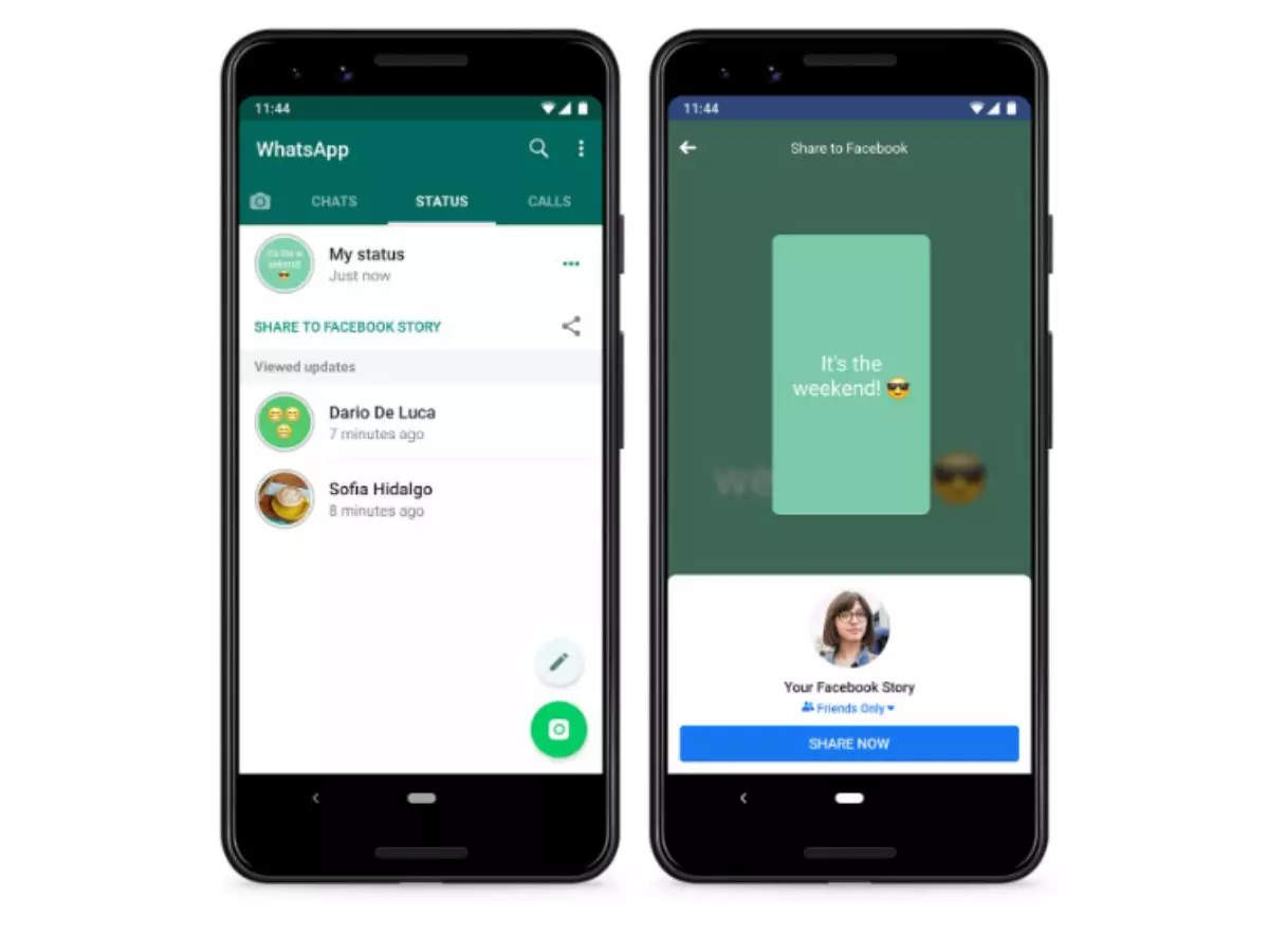 WhatsApp status: Explained: How to share your WhatsApp Status directly on  Facebook & other apps - The Economic Times