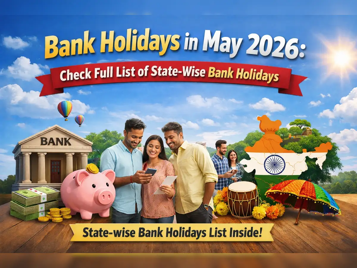 Bank holidays in May 2026: Check state-wise list