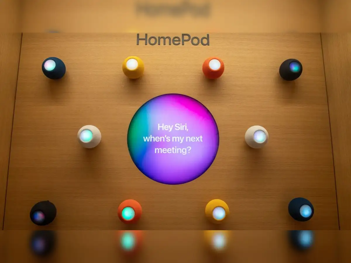 Photograph accompanying LG and Apple's 3.2 billion-device home alliance starts with door locks and cameras