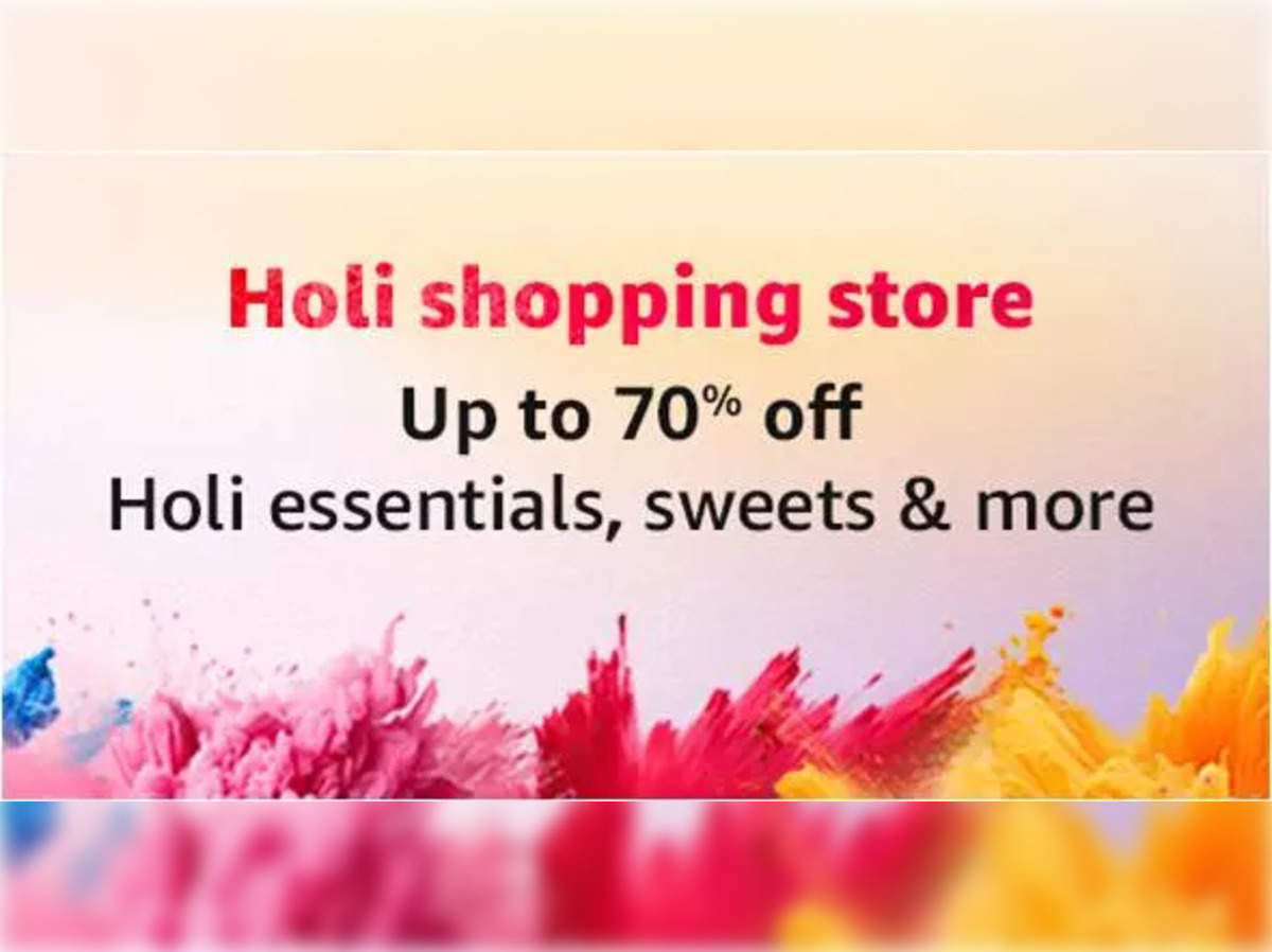 sale:  sale holi shopping store 2024: Up to 70% off on  clothing, beauty, smartwatches and more - The Economic Times