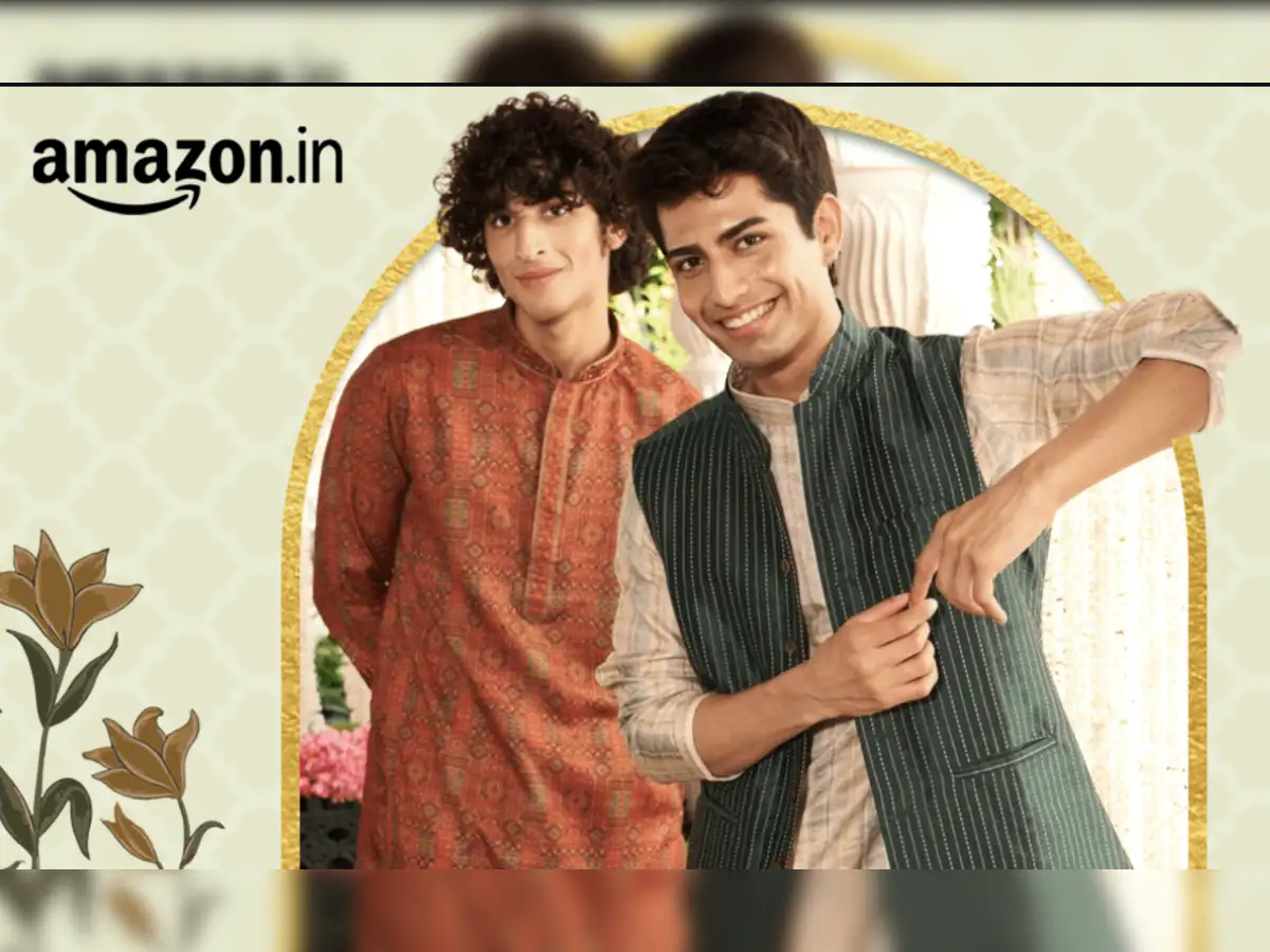 Amazon Ethnic Week Sale: Enjoy 50-70% Off on Festive Kurta and Kurta Sets  for Men - The Economic Times