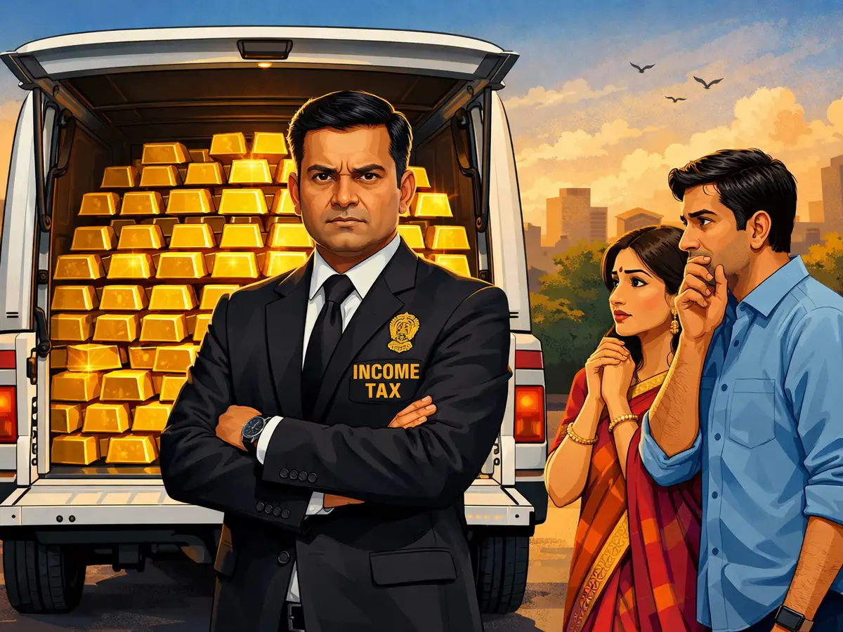 Tax dept releases seized 6.8KG gold as family pays Rs 2.5 crore advance tax and cited upcoming wedding as need