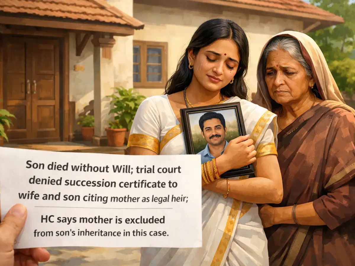 Mother excluded from son’s inheritance if he dies intestate and is ...