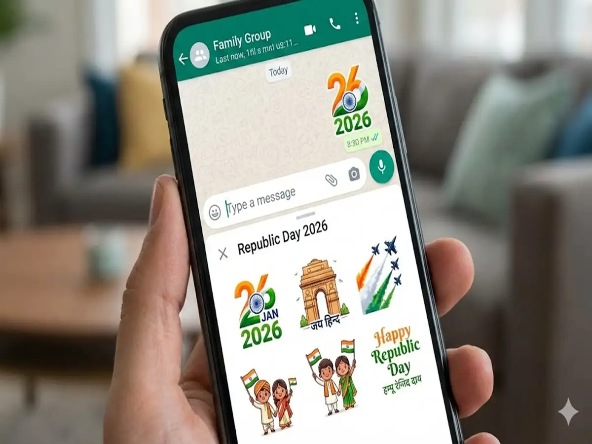 Republic Day 2026: How to create and share Republic Day AI stickers on  WhatsApp groups for customised wishes. Check alternate methods here - The  Economic Times