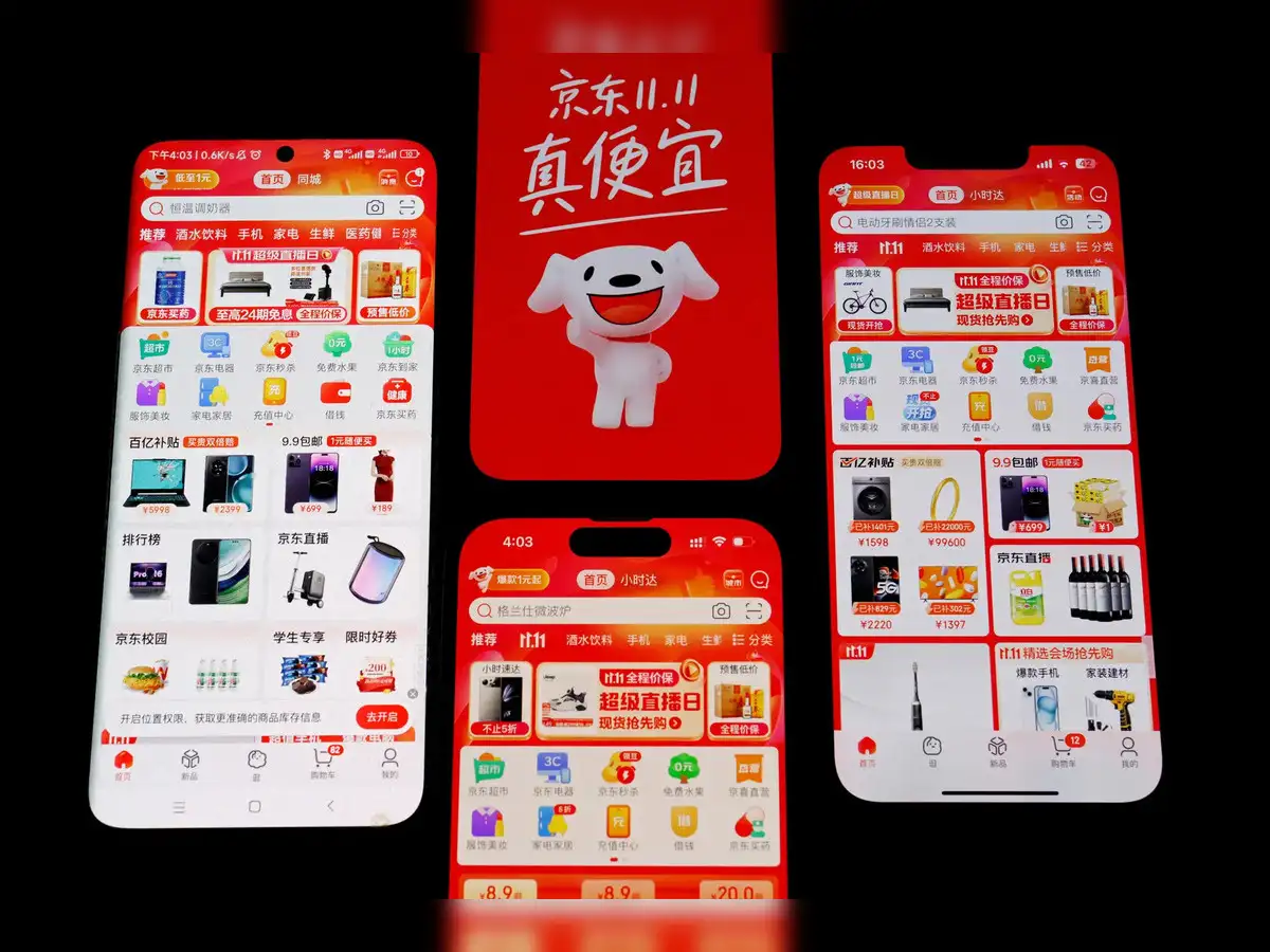 China's JD.com tops quarterly revenue estimates on steady e-commerce demand - The Economic Times