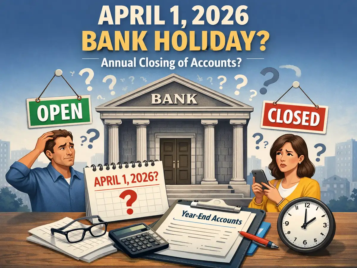 Are banks open or closed on April 1, 2026?