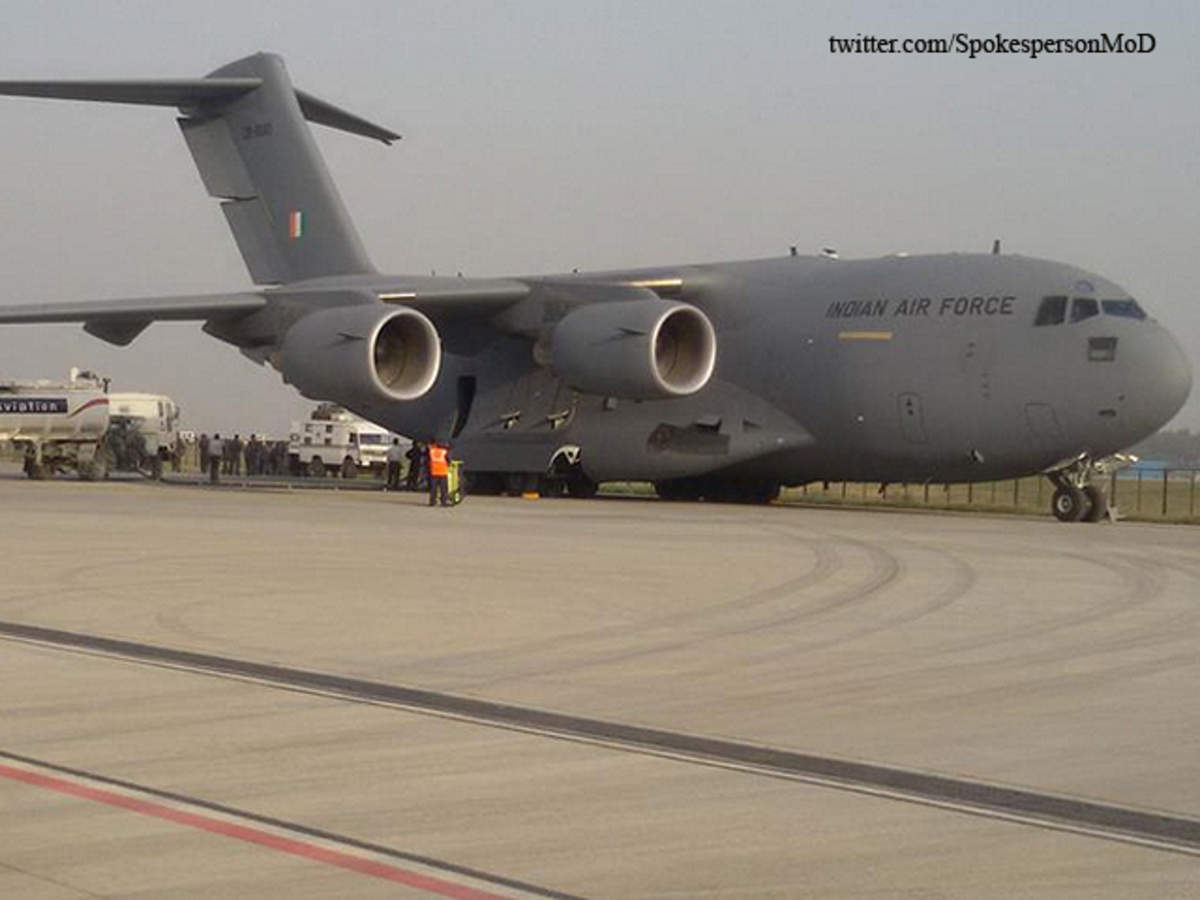 Post Nepal Earthquake Evacuation Operation Success Iaf To Buy Three More C 17 Aircraft The Economic Times