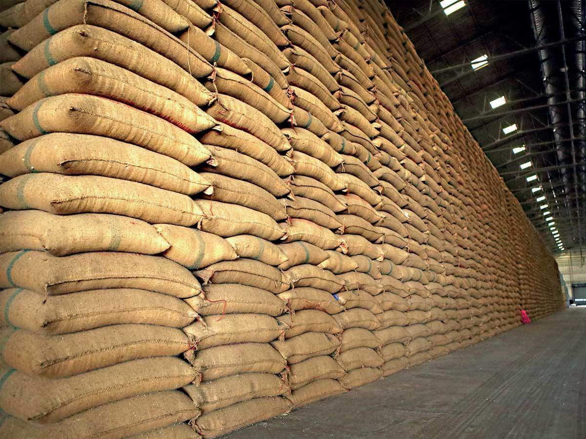 Sufficient food grain in godowns: Food Corporation of India - The Economic  Times