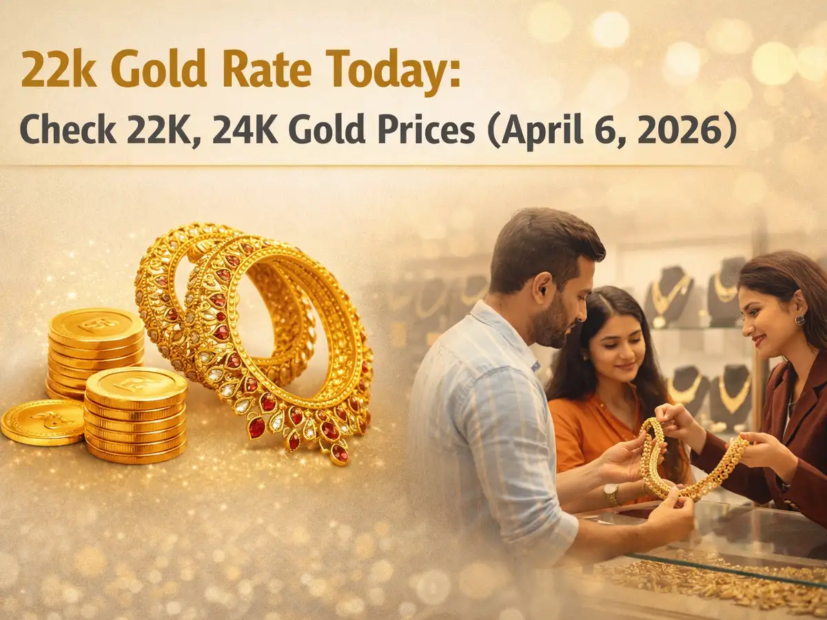 22k gold rate today: Check 22K, 24K gold prices (April 6, 2026) on Tanishq, Malabar Gold & Diamonds, Kalyan Jewellers, Joyalukkas and IBJA