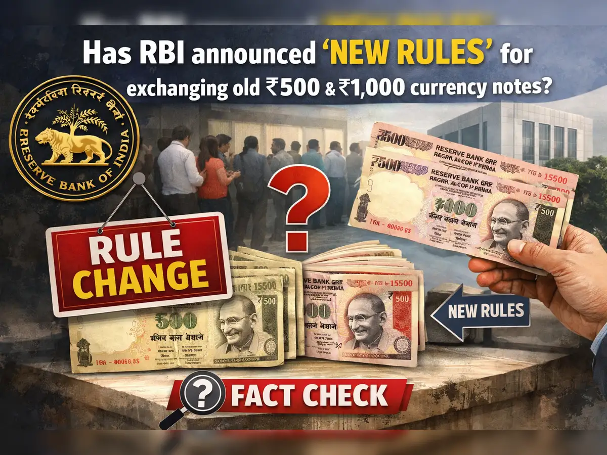 Has RBI announced 'new rules' for exchanging old Rs 500 & Rs 1,000 currency notes?