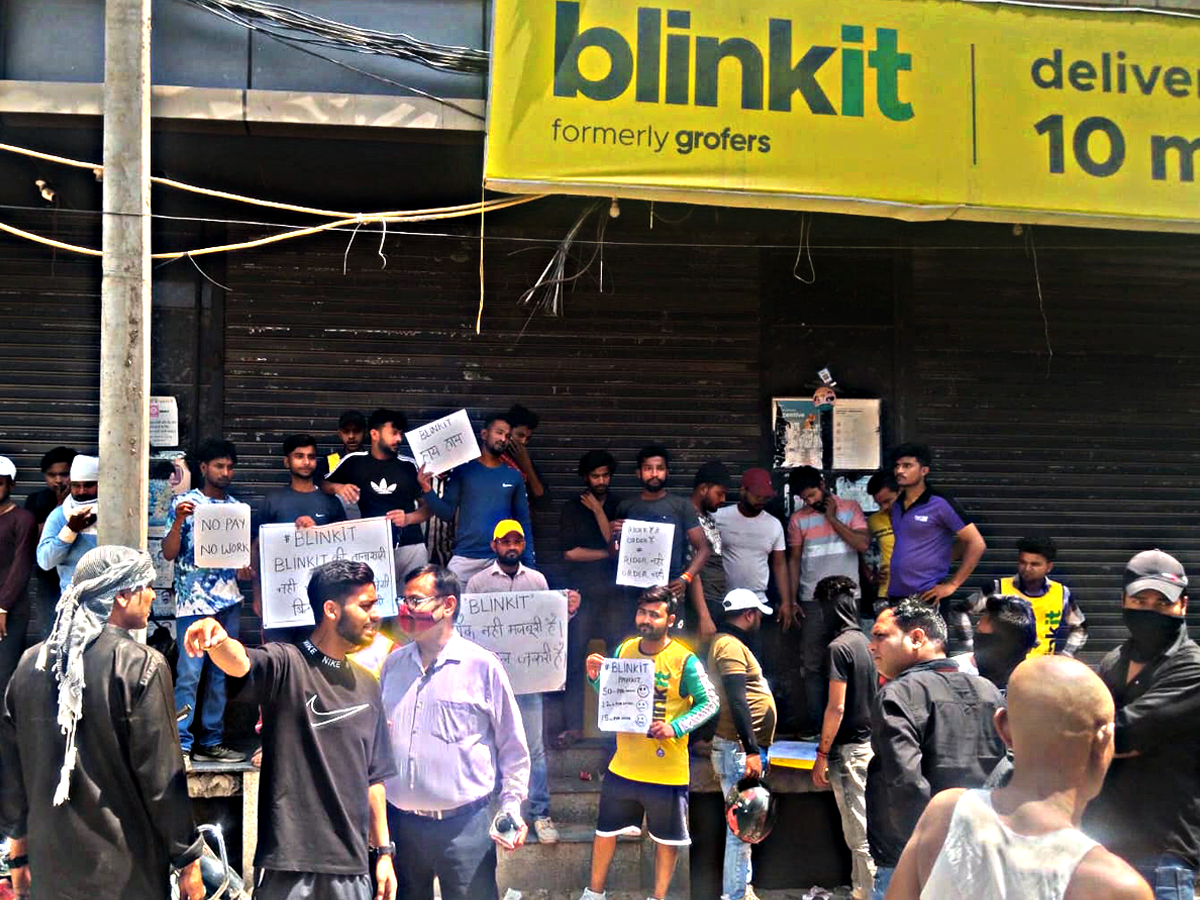 blinkit: Delivery workers' strike shuts more than 100 Blinkit dark