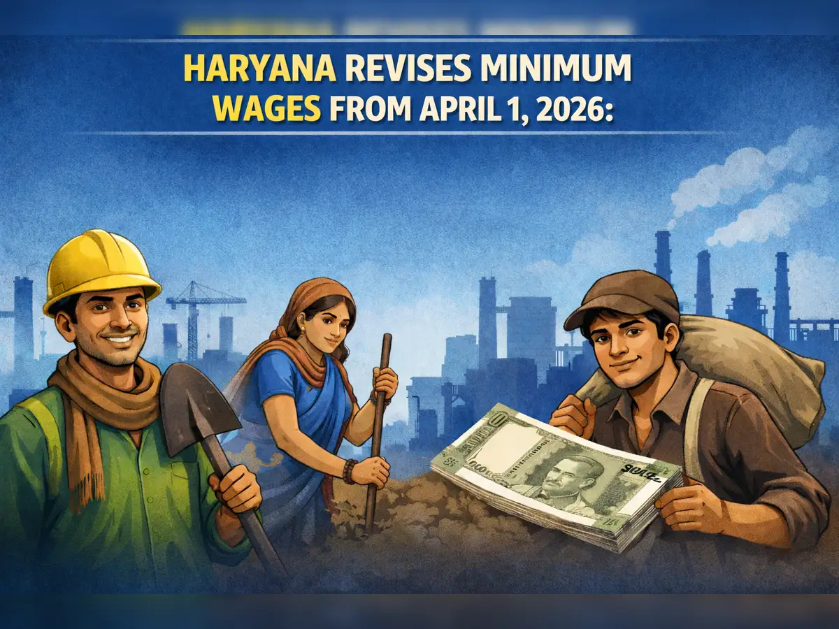 Haryana Government Announces Minimum Wage Revision for Unskilled Workers Effective April 2026