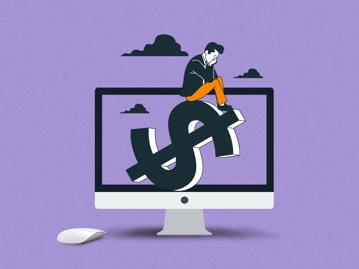 Graph showing flat IT stock performance amid Q3 earnings preview with weak demand indicators.